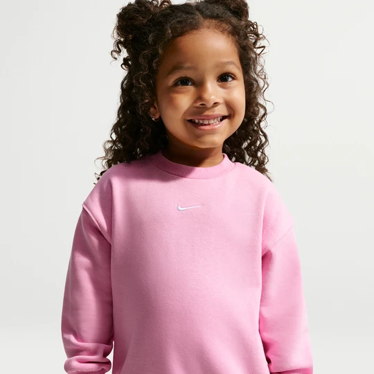 Zdjęcie produktu Bluza o kroju oversize dla maluchów Nike Studio Fleece - Różowy