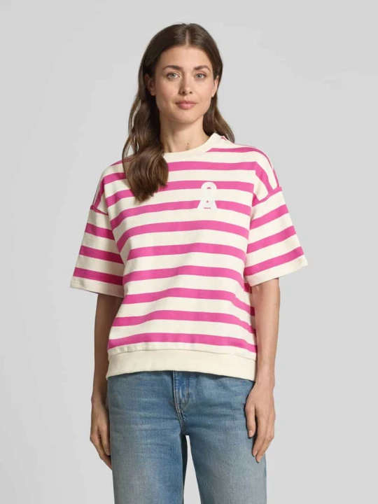 Zdjęcie produktu Bluza o kroju oversized fit z czystej bawełny organicznej model 'BAMIKAA' ARMEDANGELS Mocnoróżowy