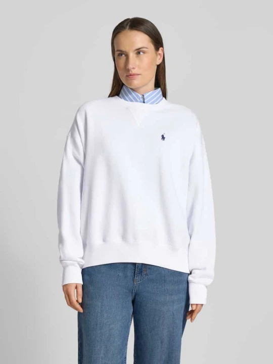 Zdjęcie produktu Oversized Bluza z Mieszanka bawełny Polo Ralph Lauren Biały
