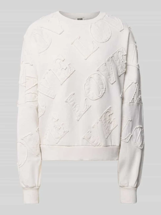 Zdjęcie produktu Bluza o kroju oversized z czystej bawełny model 'ASTERA' Drykorn Złamany biały