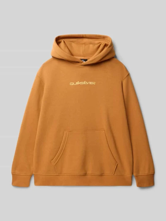 Zdjęcie produktu Bluza z kapturem o kroju oversized z nadrukiem z logo model „Salt Water” Quiksilver Musztardowy