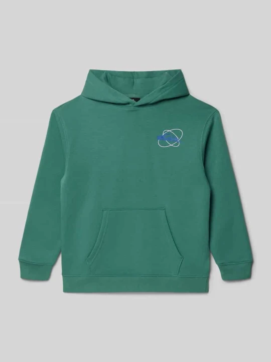 Zdjęcie produktu Bluza z kapturem o kroju oversized z nadrukiem z logo model „Salt Water” Quiksilver Lazurowy