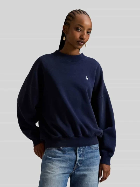 Zdjęcie produktu Bluza o kroju oversized z mieszanki bawełny Polo Ralph Lauren Niebieski