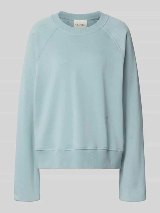 Zdjęcie produktu Bluza o kroju oversized z okrągłym dekoltem Closed Błękitny