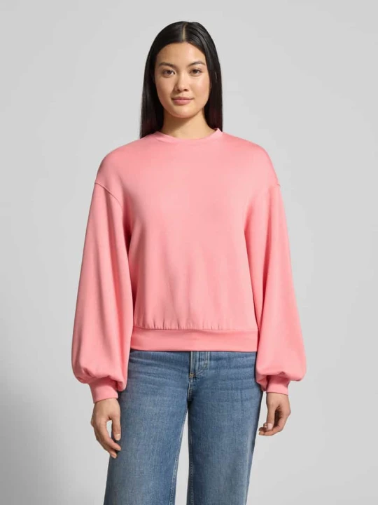 Zdjęcie produktu Bluza w kroju oversized z prążkowanymi wykończeniami Model 'Brionna' MSCH Copenhagen Mocnoróżowy