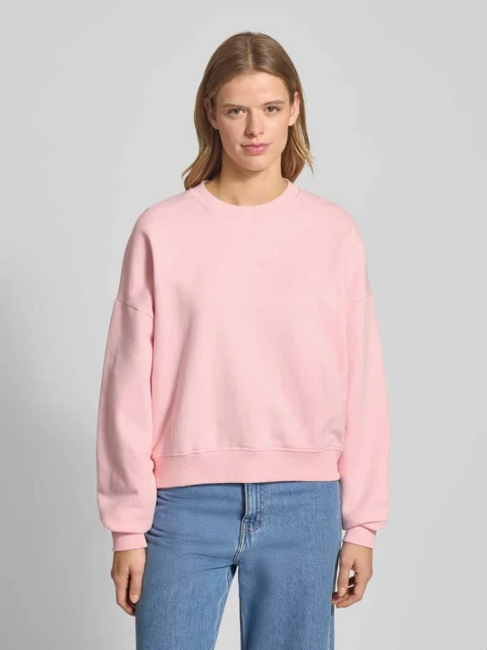 Zdjęcie produktu Bluza o kroju oversized z prążkowanymi wykończeniami Oh April Różowy
