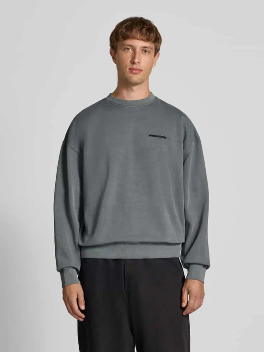 Zdjęcie produktu Bluza o kroju oversized z wyhaftowanym logo Pegador Średnioszary
