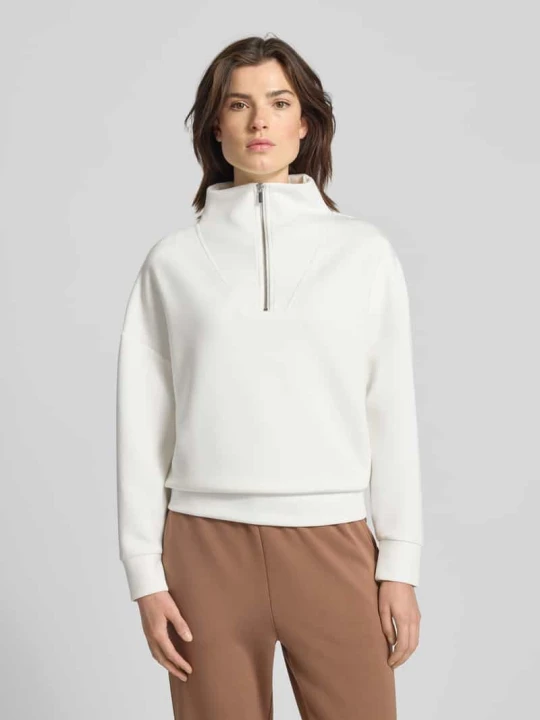 Zdjęcie produktu Bluza o kroju oversized z zapinanym kołnierzem FYNCH-HATTON Złamany biały