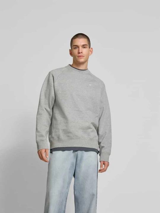 Zdjęcie produktu Bluza o kroju oversized ze stójką Wood Wood Jasnoszary