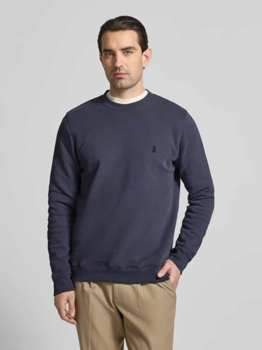 Zdjęcie produktu Bluza dresowa o kroju regular fit z czystej bawełny organicznej model 'BAARO FLEECE' ARMEDANGELS Ciemnoniebieski