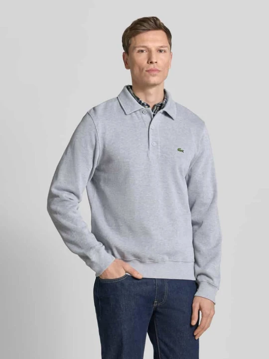 Zdjęcie produktu Bluza o kroju regular fit z czystej bawełny Lacoste Jasnoszary