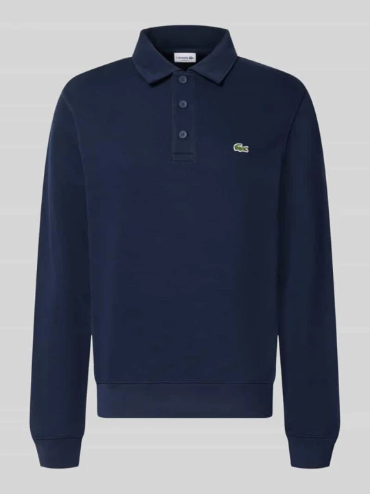 Zdjęcie produktu Bluza o kroju regular fit z czystej bawełny Lacoste Granatowy