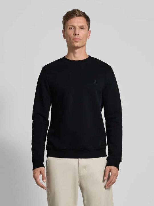 Zdjęcie produktu Bluza o kroju regular fit z czystej bawełny model ‘BAARO FLEECE’ ARMEDANGELS Czarny