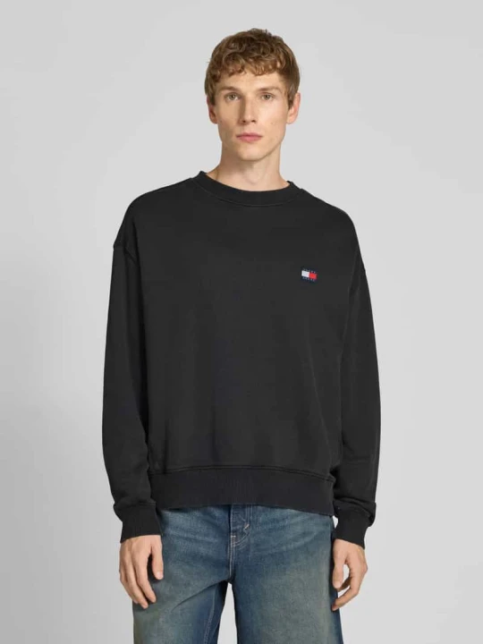 Zdjęcie produktu Bluza o kroju regular fit z czystej bawełny Tommy Jeans Czarny