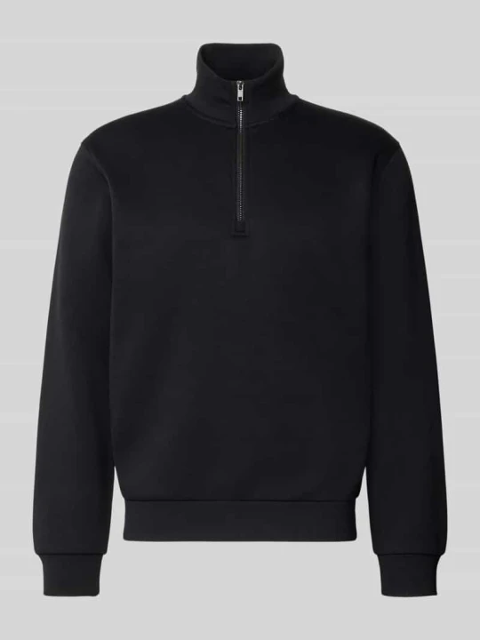 Zdjęcie produktu bluza o kroju regular fit z dodatkiem bawełny model 'Bradley' Jack&Jones Czarny