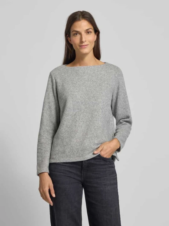 Zdjęcie produktu Bluza o kroju regular fit z dodatkiem wiskozy Tom Tailor Jasnoszary melanż