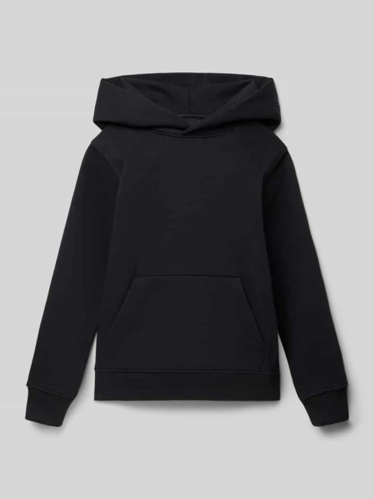 Zdjęcie produktu Bluza o kroju regular fit z kapturem i kieszenią kangurką model ‘Jeurban’ Jack&Jones Czarny