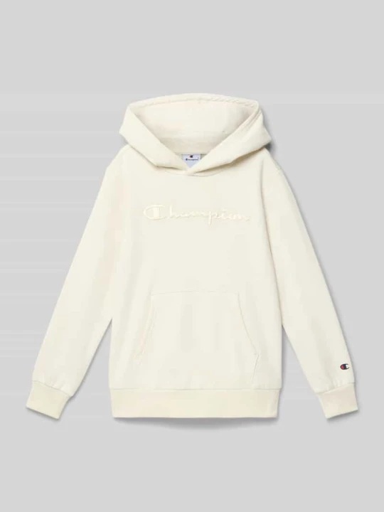 Zdjęcie produktu Bluza o kroju regular fit z kapturem i wyhaftowanym logo model ‘Icons’ Champion Złamany biały