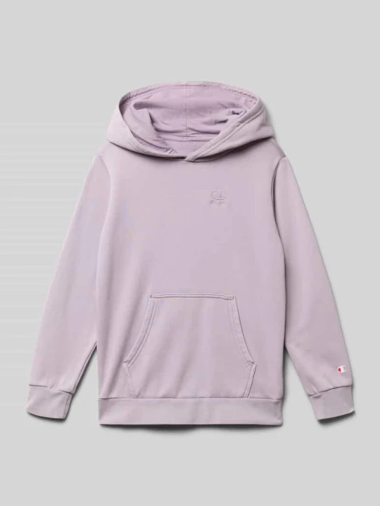 Zdjęcie produktu Bluza o kroju regular fit z kapturem i wyhaftowanym logo model ‘Icons’ Champion Jasnofioletowy