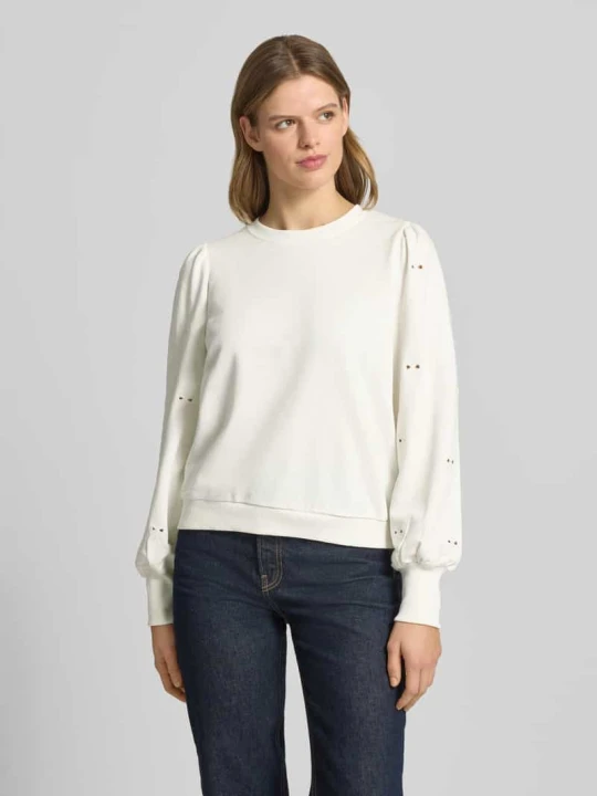 Zdjęcie produktu Bluza o kroju regular fit z Mieszanka bawełny Model 'FEMME' Only Złamany biały
