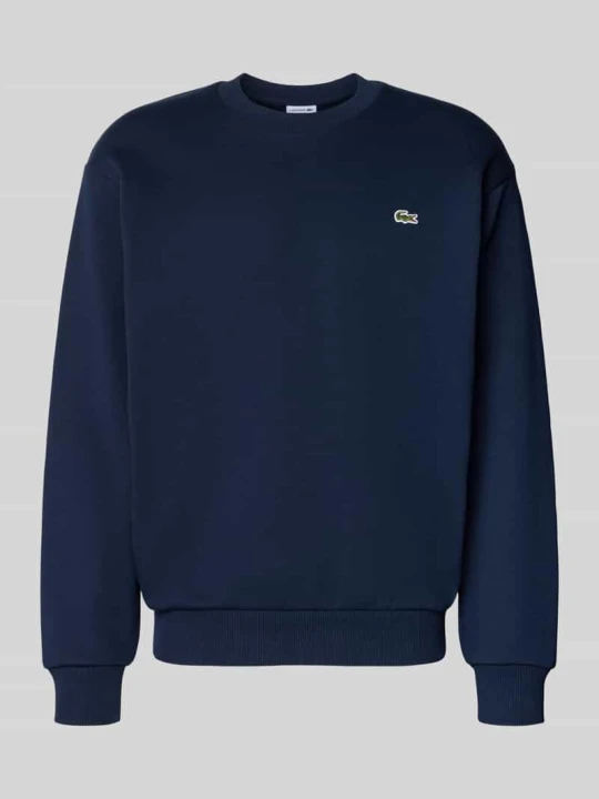 Zdjęcie produktu Bluza o kroju regular fit z mieszanki bawełny Lacoste Granatowy