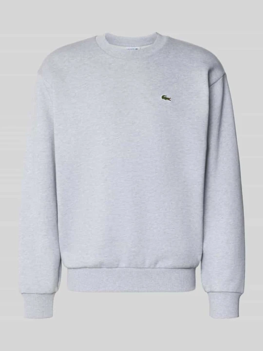 Zdjęcie produktu Bluza o kroju regular fit z mieszanki bawełny Lacoste Jasnoszary melanż