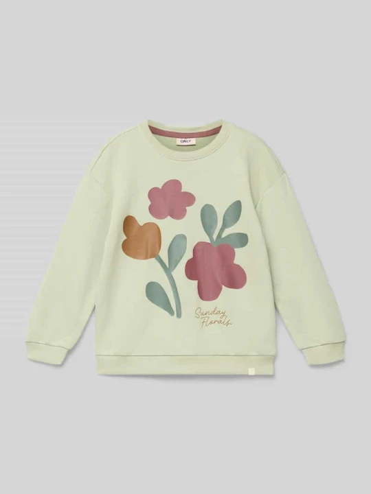 Zdjęcie produktu Bluza o kroju regular fit z mieszanki bawełny Model 'GEORGIA' Only Trzcinowy