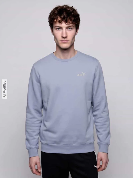 Zdjęcie produktu Bluza o kroju regular fit z mieszanki bawełny model 'NO1' Puma Jasnoniebieski