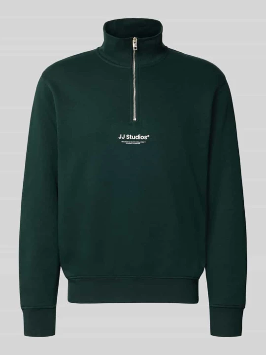 Zdjęcie produktu bluza o kroju regular fit z mieszanki bawełny model 'Soho' Jack&Jones Ciemnozielony