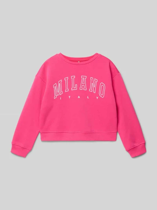 Zdjęcie produktu Bluza o kroju regular fit z mieszanki bawełny model ‘SWEAT LIFE’ Only Mocnoróżowy
