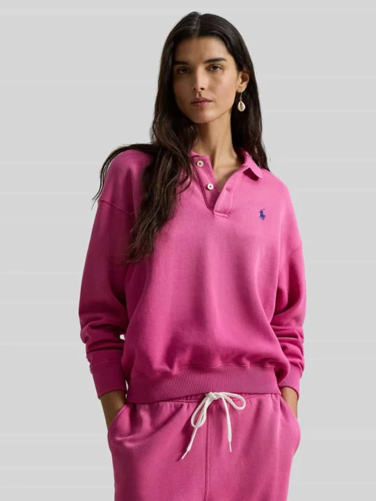 Zdjęcie produktu Bluza dresowa o regularnym kroju z mieszanki bawełny Polo Ralph Lauren Mocnoróżowy