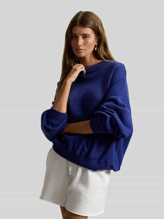 Zdjęcie produktu Bluza dresowa o regularnym kroju z mieszanki bawełny Polo Ralph Lauren Ciemnoniebieski
