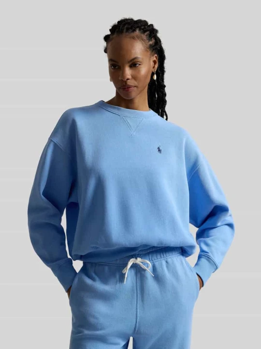 Zdjęcie produktu Bluza dresowa o regularnym kroju z mieszanki bawełny Polo Ralph Lauren Jasnoniebieski