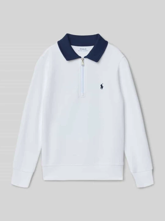 Zdjęcie produktu Bluza dresowa o regularnym kroju z mieszanki bawełny Polo Ralph Lauren Biały