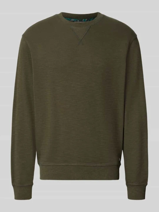 Zdjęcie produktu bluza o kroju regular fit z mieszanki bawełny Scotch & Soda Ciemnozielony