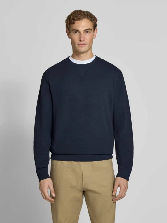 Zdjęcie produktu bluza o kroju regular fit z mieszanki bawełny Scotch & Soda Granatowy