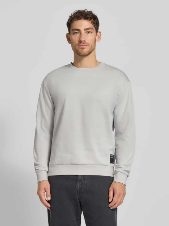Zdjęcie produktu Bluza o kroju regular fit z mieszanki bawełny Tom Tailor Jasnoszary