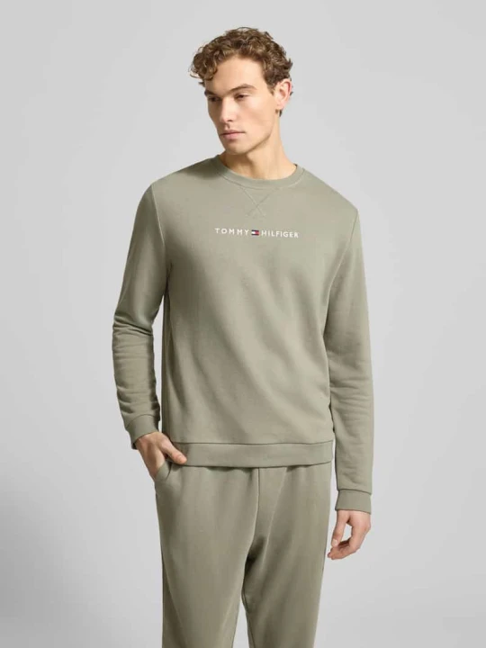 Zdjęcie produktu Bluza o kroju regular fit z mieszanki bawełny Tommy Hilfiger Khaki