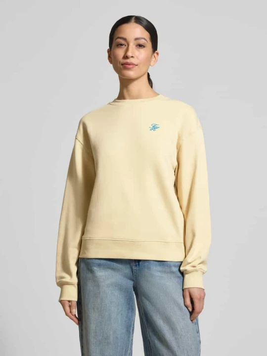 Zdjęcie produktu Bluza dresowa o regularnym kroju z mieszanki bawełny Tommy Hilfiger Piaskowy