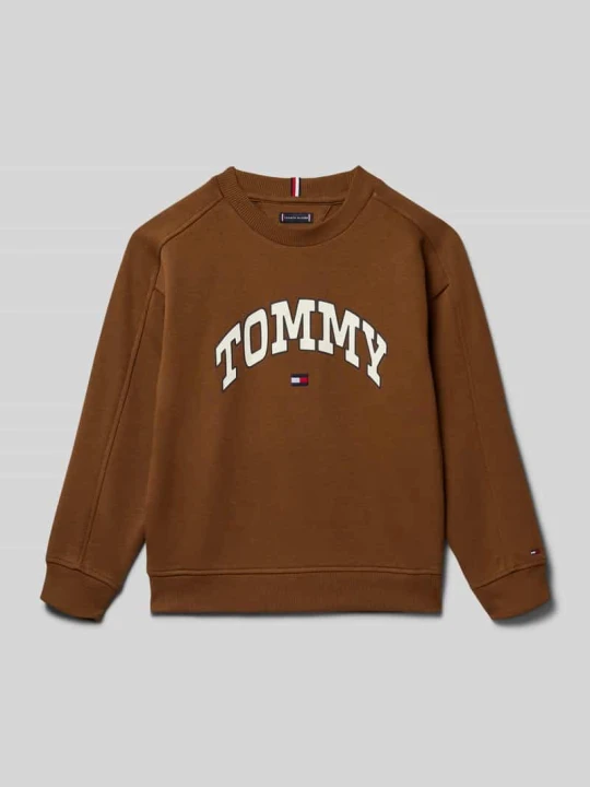 Zdjęcie produktu Bluza o kroju regular fit z mieszanki bawełny Tommy Hilfiger Koniakowy