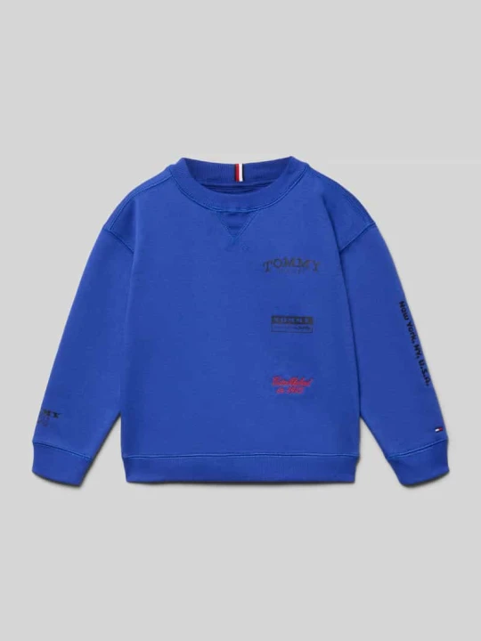 Zdjęcie produktu Bluza o kroju regular fit z mieszanki bawełny Tommy Hilfiger Królewski niebieski