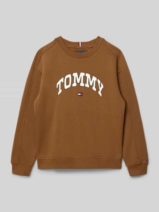 Zdjęcie produktu Bluza o kroju regular fit z mieszanki bawełny Tommy Hilfiger Koniakowy