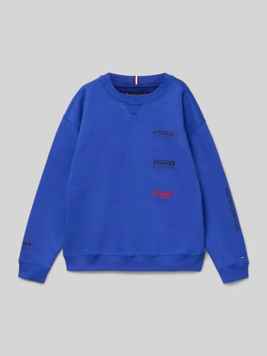 Zdjęcie produktu Bluza o kroju regular fit z mieszanki bawełny Tommy Hilfiger Królewski niebieski