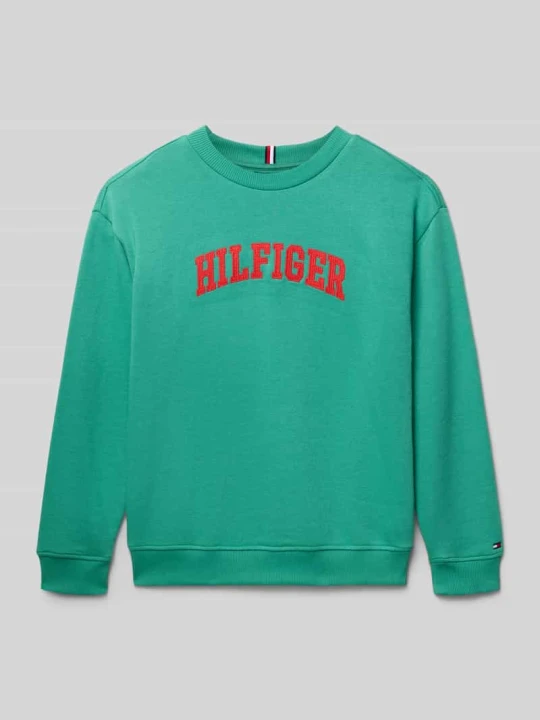 Zdjęcie produktu Bluza o kroju regular fit z mieszanki bawełny Tommy Hilfiger Zielony