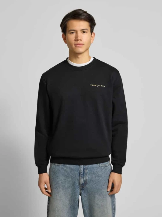 Zdjęcie produktu Bluza o kroju regular fit z mieszanki bawełny Tommy Jeans Czarny