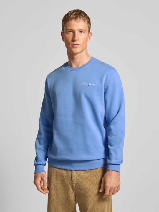 Zdjęcie produktu Bluza o kroju regular fit z mieszanki bawełny Tommy Jeans Jasnoniebieski