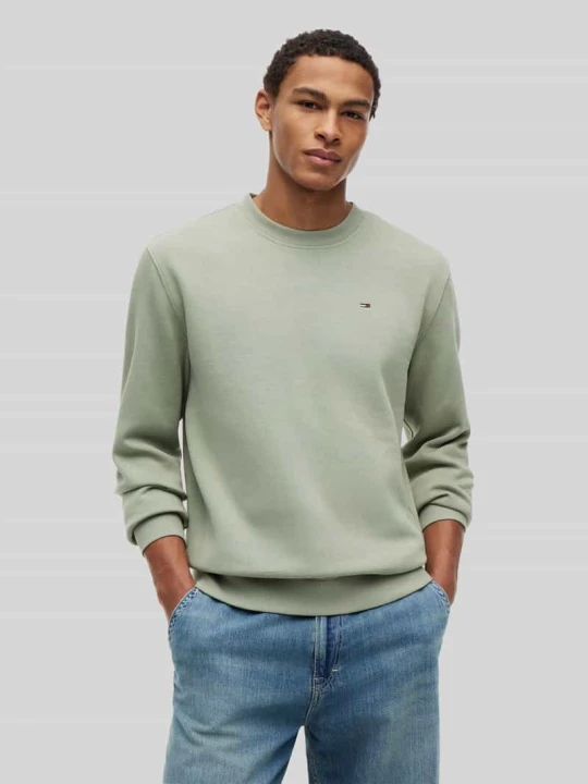 Zdjęcie produktu Bluza o kroju regular fit z mieszanki bawełny Tommy Jeans Trzcinowy