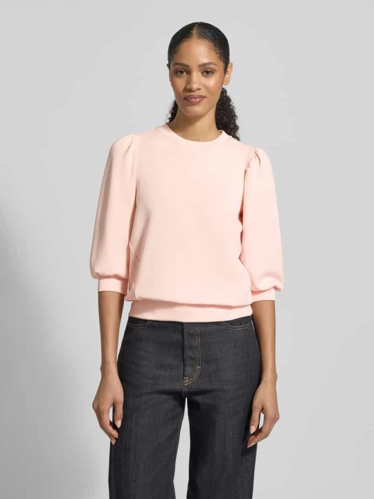 Zdjęcie produktu Bluza o kroju regular fit z mieszanki modalu model „TENNY” Selected Różowy
