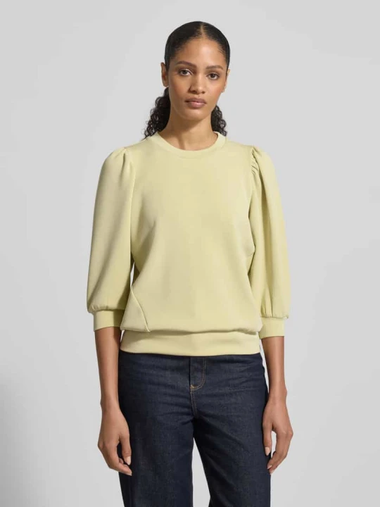 Zdjęcie produktu Bluza o kroju regular fit z mieszanki modalu model „TENNY” Selected Trzcinowy