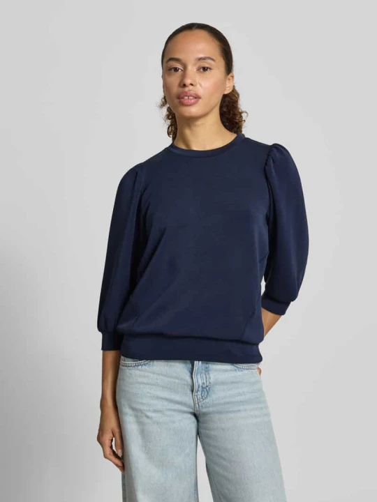 Zdjęcie produktu Bluza z rękawem 3/4 Selected Granatowy